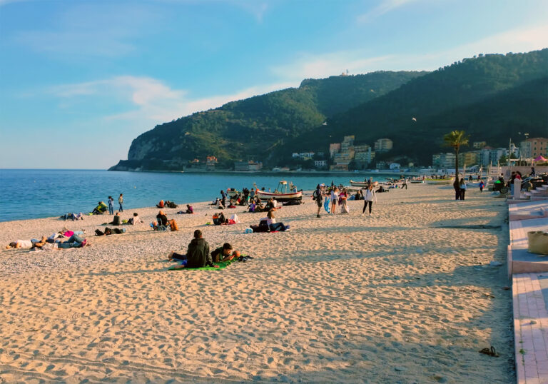 Noli beach / Spiaggia dei Pescatori, Liguria, Italy