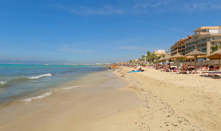Playa de Palma beach, Palma de Mallorca, Spain