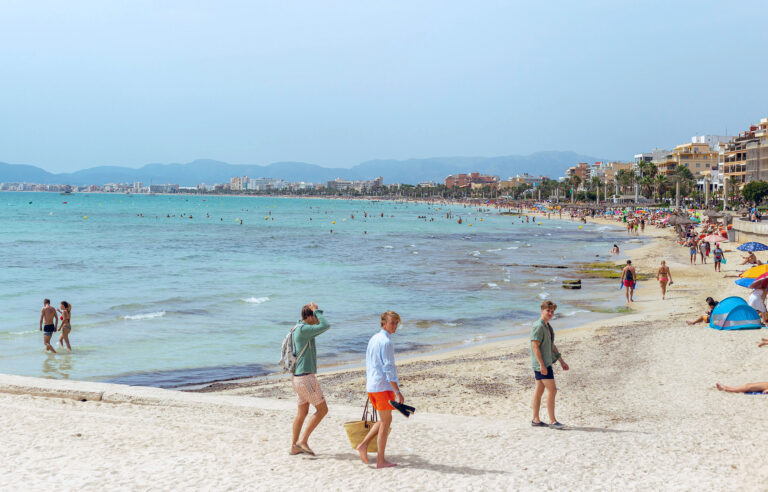 Playa de Palma beach, Palma de Mallorca, Spain
