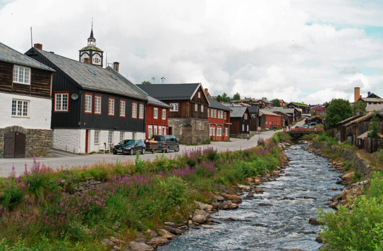 Røros old city center, Central Norway
