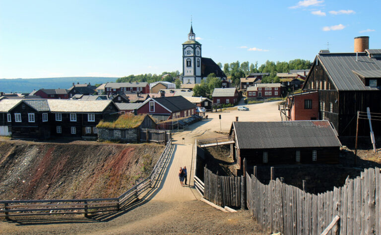 Røros old city center, Central Norway