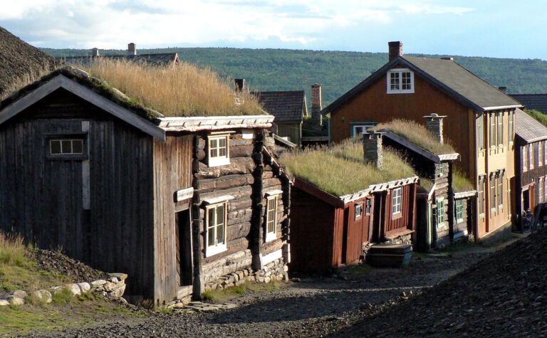 Røros old city center, Central Norway