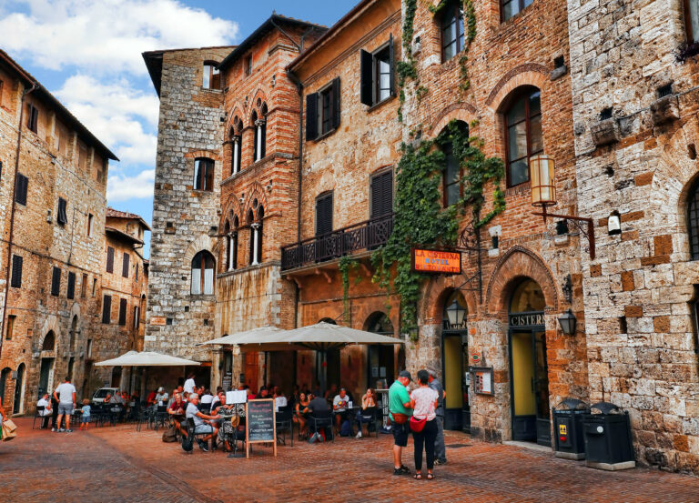 San Gimignano historic centre, Tuscany, Italy