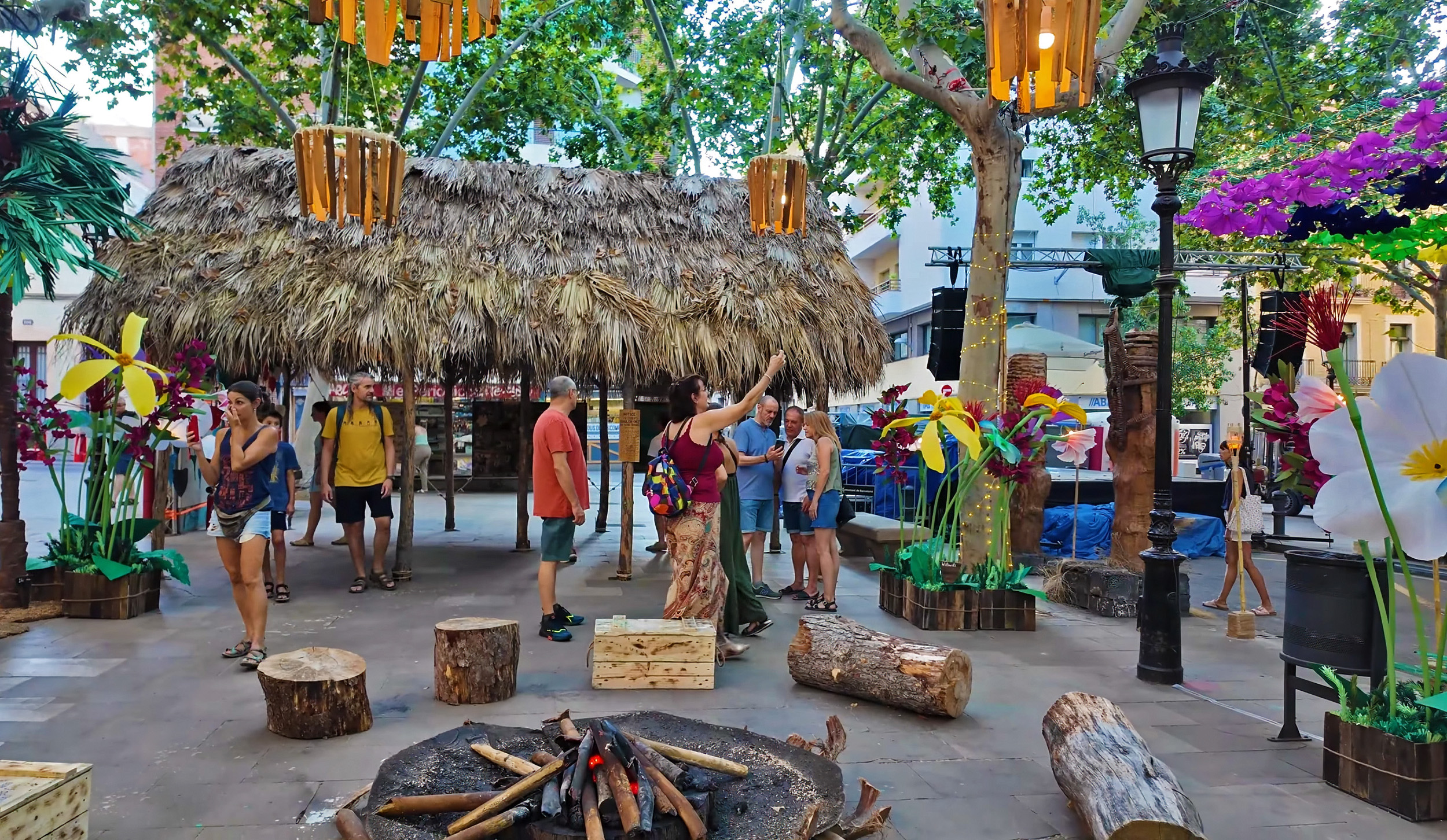 Gràcia Festival (Festa Major de Gràcia), Barcelona, Spain