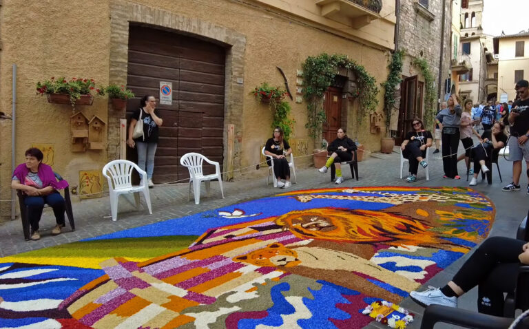 Le Infiorate di Spello, festival in Spello, Italy