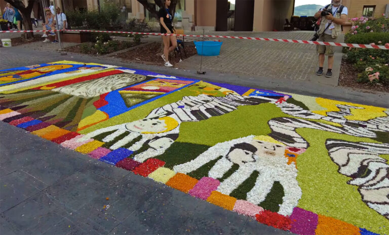 Le Infiorate di Spello, festival in Spello, Italy