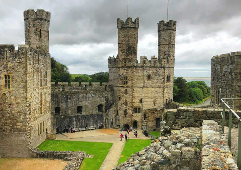 Caernarfon Castle, north-west Wales, United Kingdom