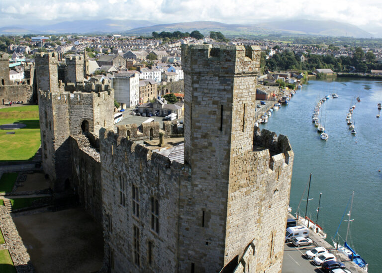 Caernarfon Castle, north-west Wales, United Kingdom