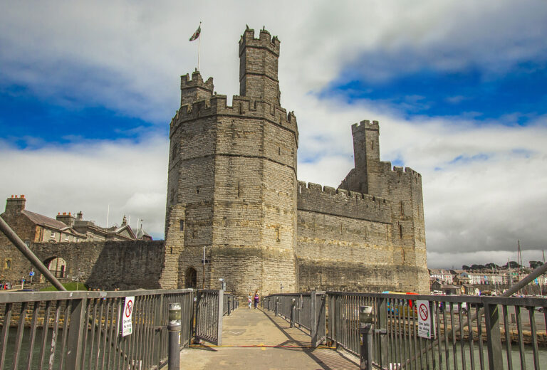 Caernarfon Castle, north-west Wales, United Kingdom