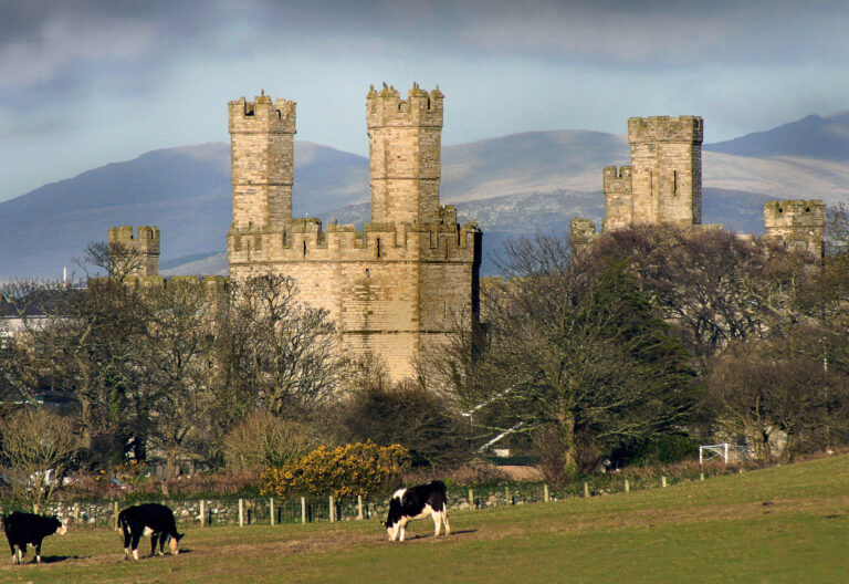 Caernarfon Castle, north-west Wales, United Kingdom