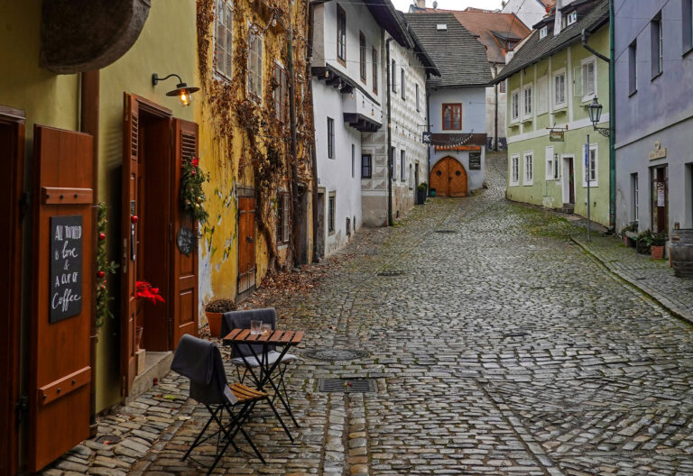 Český Krumlov castle & old city, Czech Republic