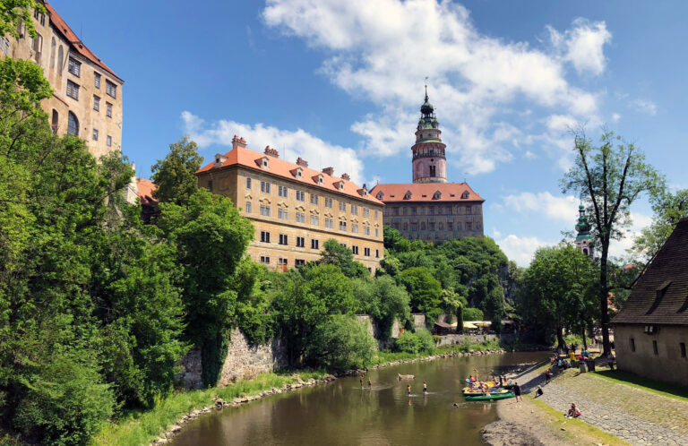Český Krumlov castle & old city, Czech Republic