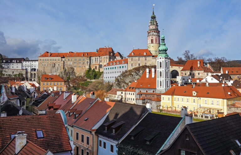 Český Krumlov castle & old city, Czech Republic