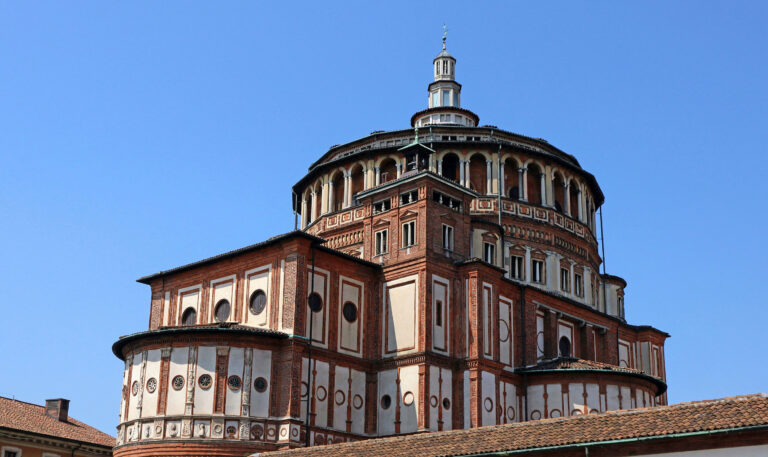 Santa Maria delle Grazie and mural of The Last Supper, Milan, Italy