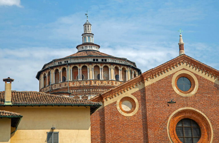 Santa Maria delle Grazie and mural of The Last Supper, Milan, Italy