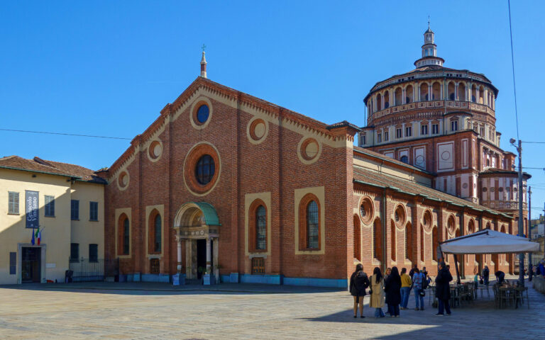 Santa Maria delle Grazie and mural of The Last Supper, Milan, Italy