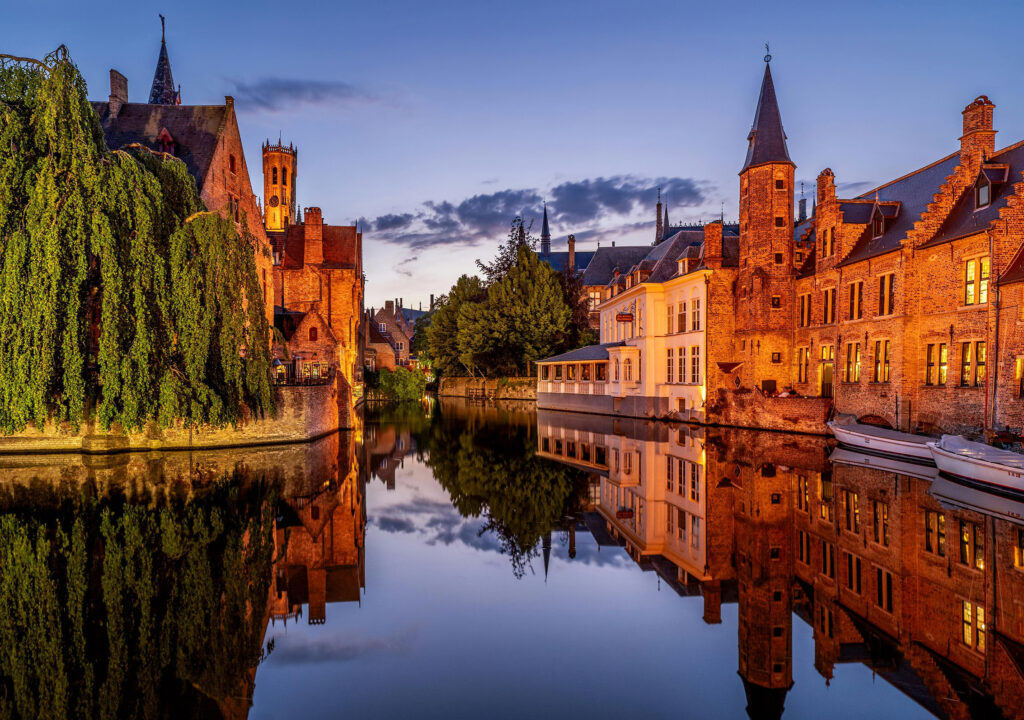 Canals of Bruges, Belgium