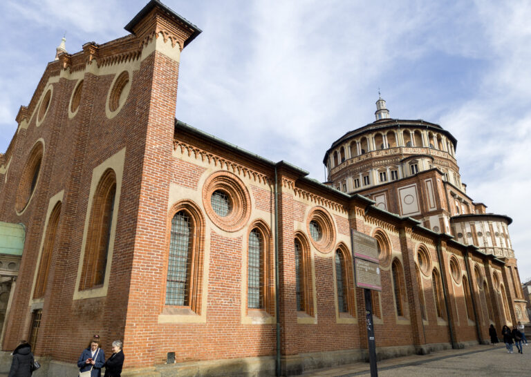 Santa Maria delle Grazie and mural of The Last Supper, Milan, Italy