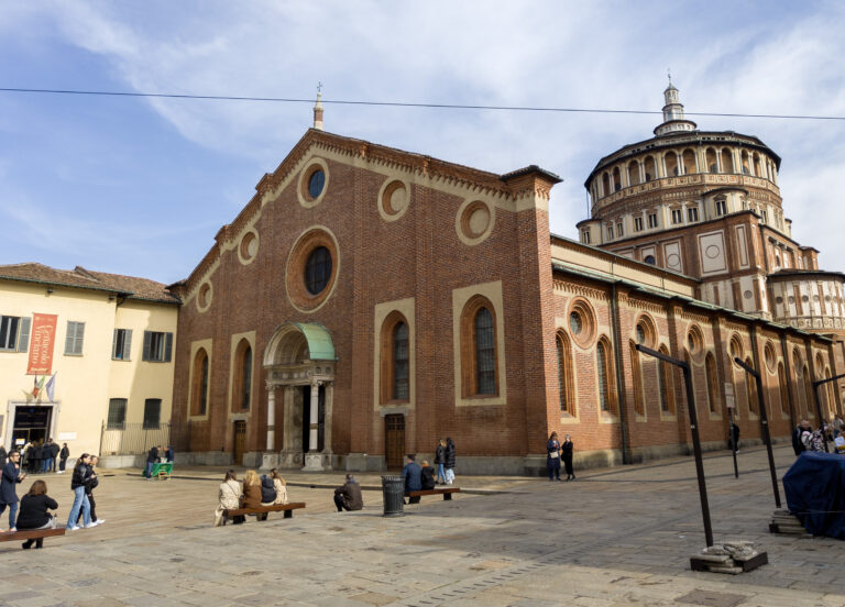 Santa Maria delle Grazie and mural of The Last Supper, Milan, Italy