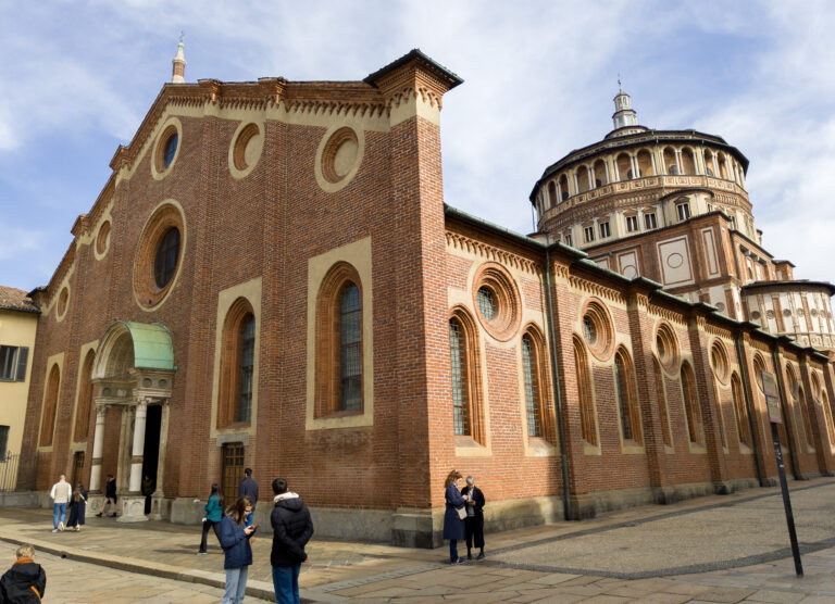 Santa Maria delle Grazie and mural of The Last Supper, Milan, Italy