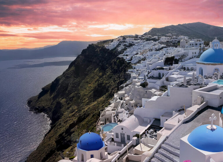 Oia Santorini Landscape, Greece