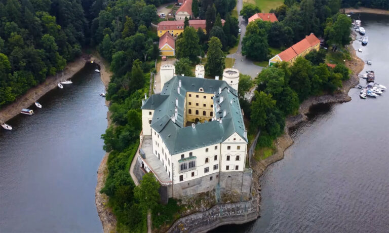 Orlík nad Vltavou castle, Czech Republic