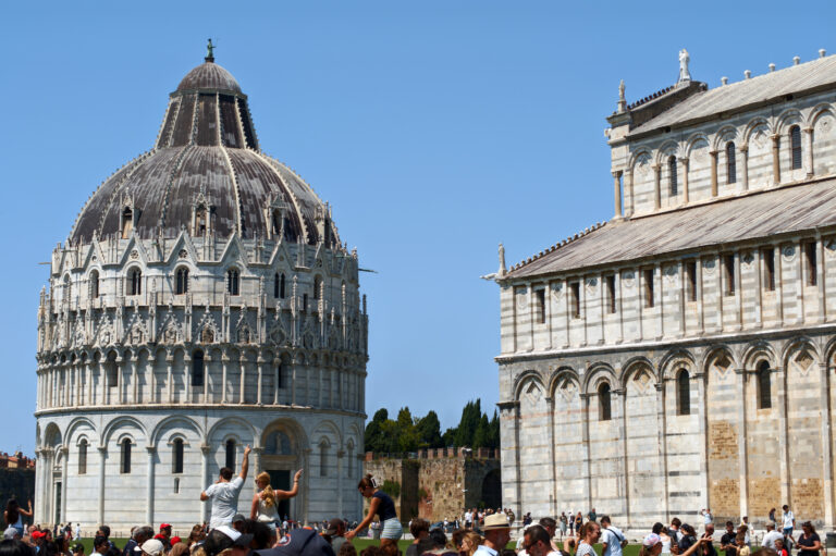 Pisa Leaning Tower and Cathedral, Piazza dei Miracoli, Italy