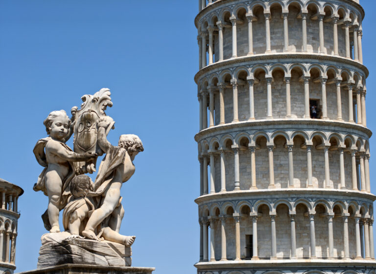 Pisa Leaning Tower and Cathedral, Piazza dei Miracoli, Italy