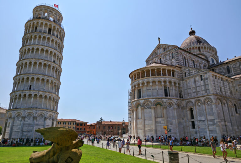 Pisa Leaning Tower and Cathedral, Piazza dei Miracoli, Italy