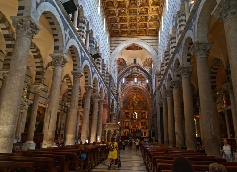 Pisa Leaning Tower and Cathedral, Piazza dei Miracoli, Italy
