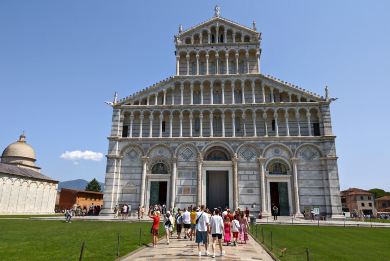 Pisa Leaning Tower and Cathedral, Piazza dei Miracoli, Italy
