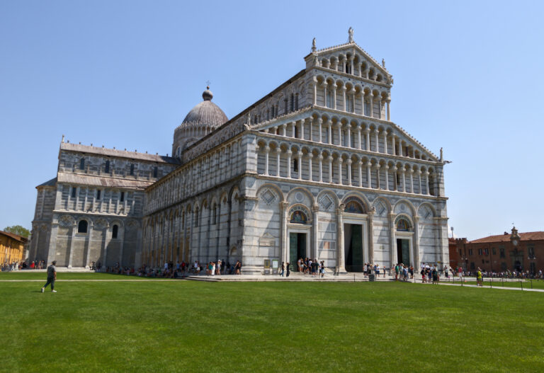 Pisa Leaning Tower and Cathedral, Piazza dei Miracoli, Italy