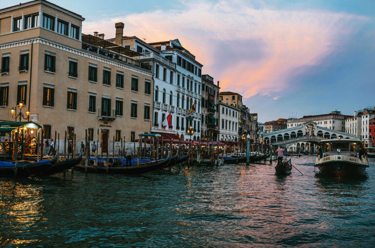 Rialto Bridge and Grand Canal, Venice, Italy