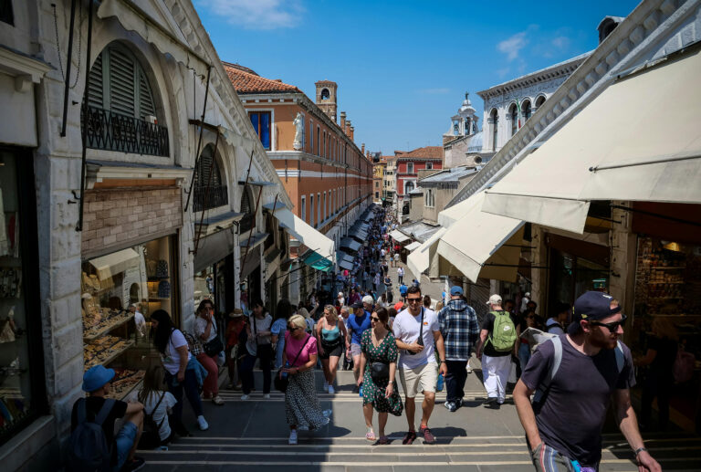 Rialto Bridge and Grand Canal, Venice, Italy