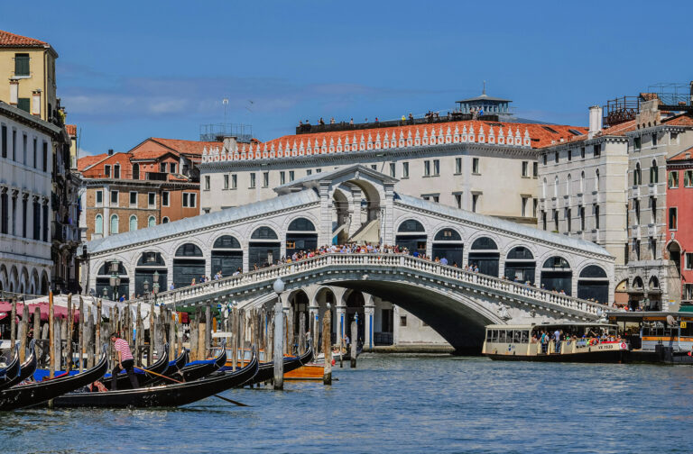 Rialto Bridge and Grand Canal, Venice, Italy