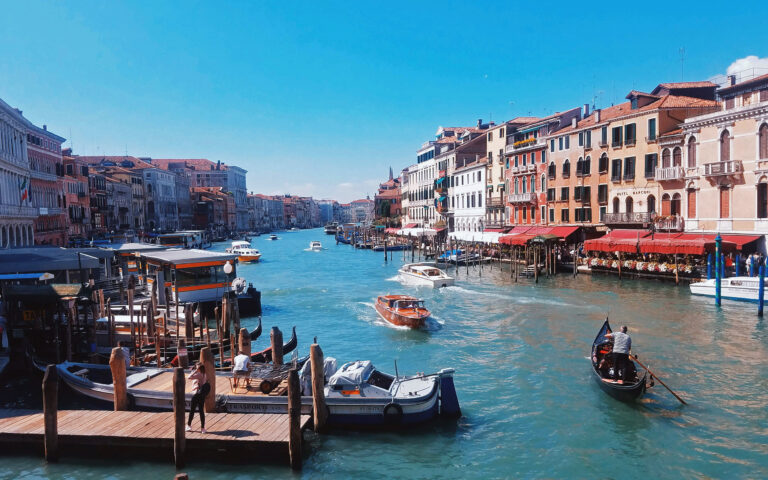 Rialto Bridge and Grand Canal, Venice, Italy