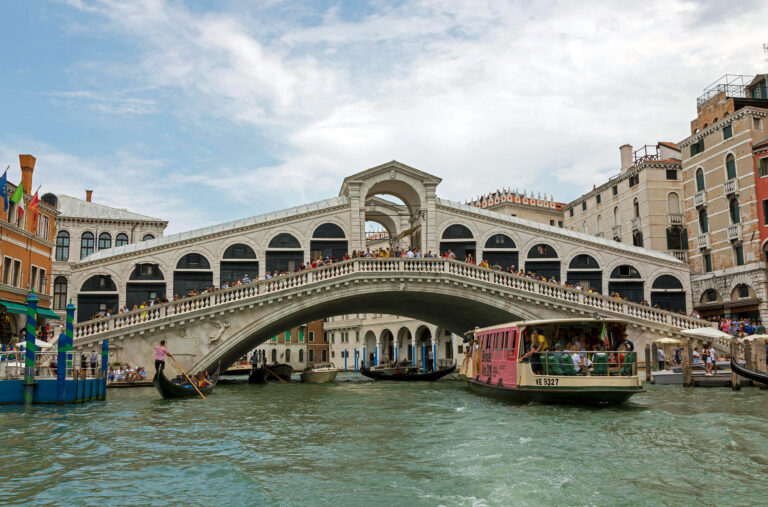 Rialto Bridge and Grand Canal, Venice, Italy