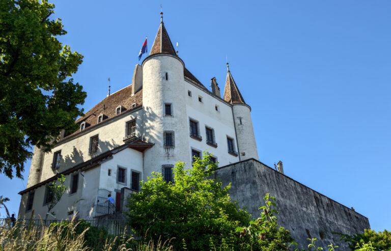 Castello e centro storico di Nyon, Svizzera