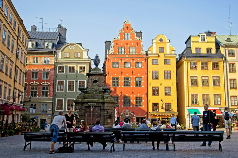 Stortorget square in Gamla Stan, Stockholm, Sweden