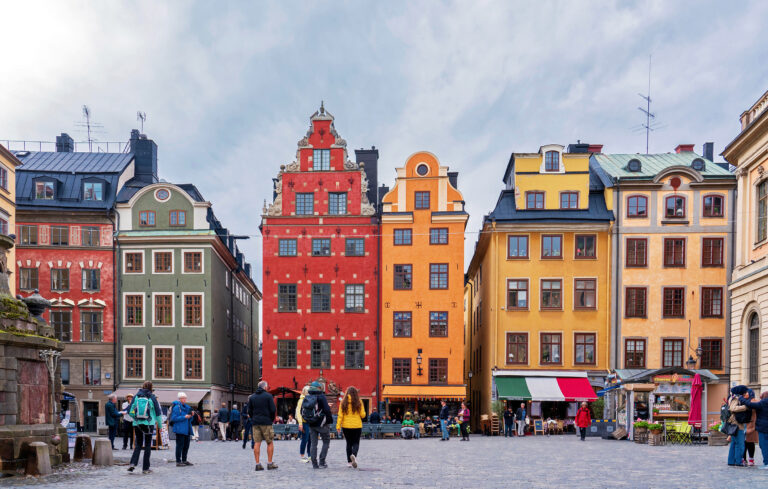 Stortorget square in Gamla Stan, Stockholm, Sweden