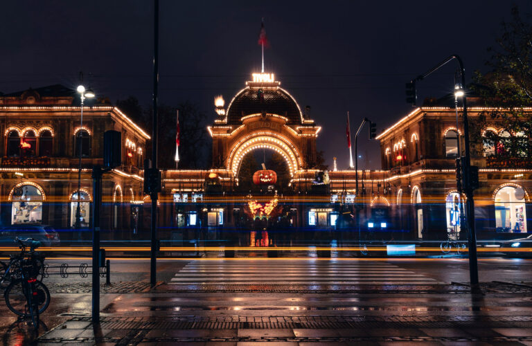 Tivoli Gardens & amusement park, Copenhagen, Denmark