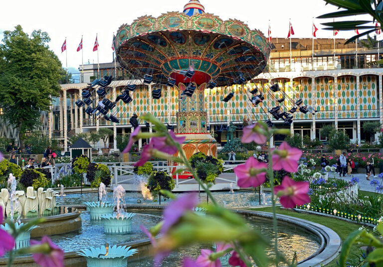 Tivoli Gardens & amusement park, Copenhagen, Denmark