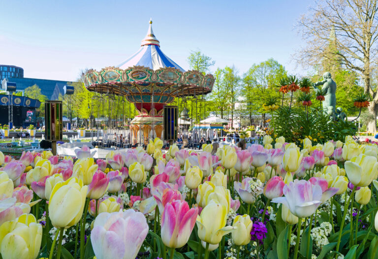 Tivoli Gardens & amusement park, Copenhagen, Denmark