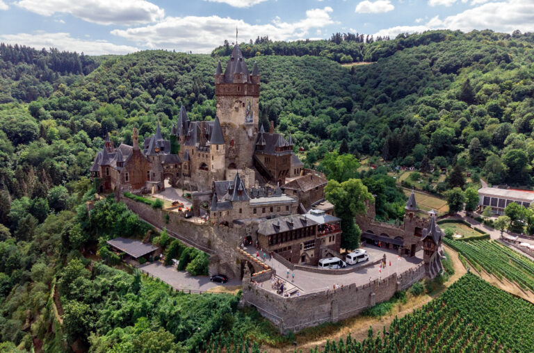 Castillo de Reichsburg Cochem, Renania-Palatinado, Alemania