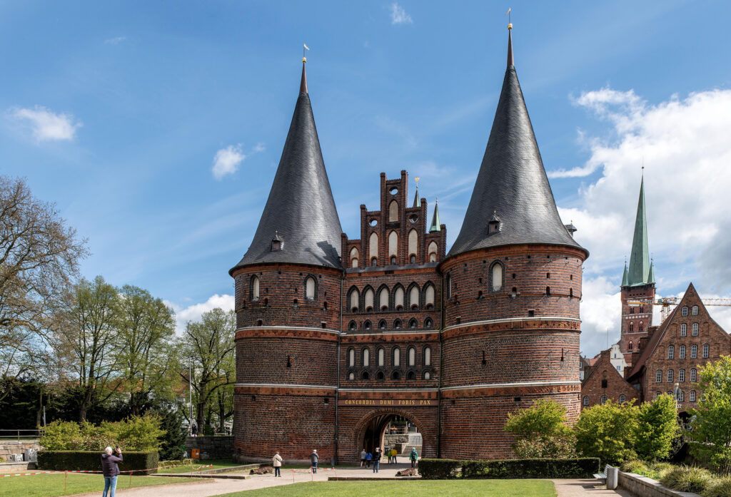 Holsten Gate of Lübeck, Germany