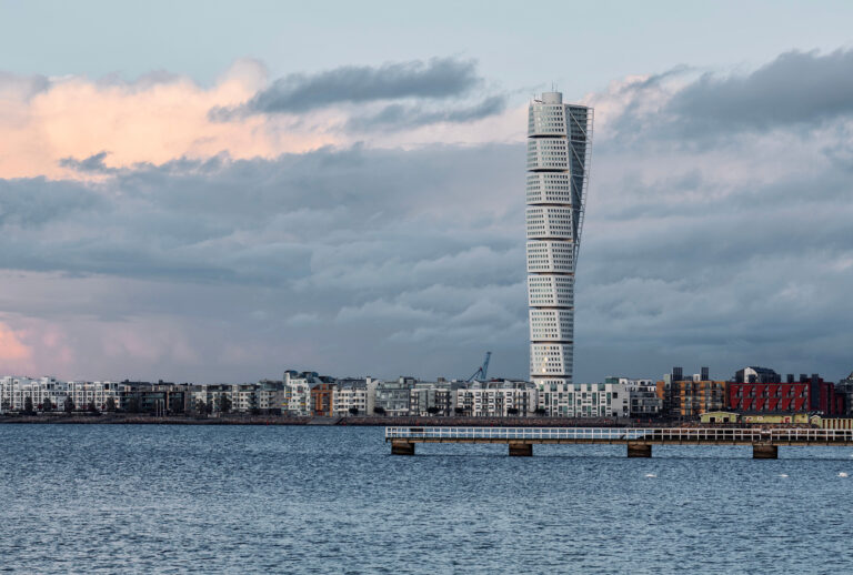 Turning Torso Skyscraper in Malmö, Sweden