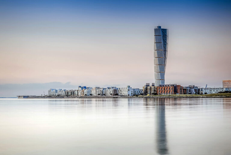 Turning Torso Skyscraper in Malmö, Sweden