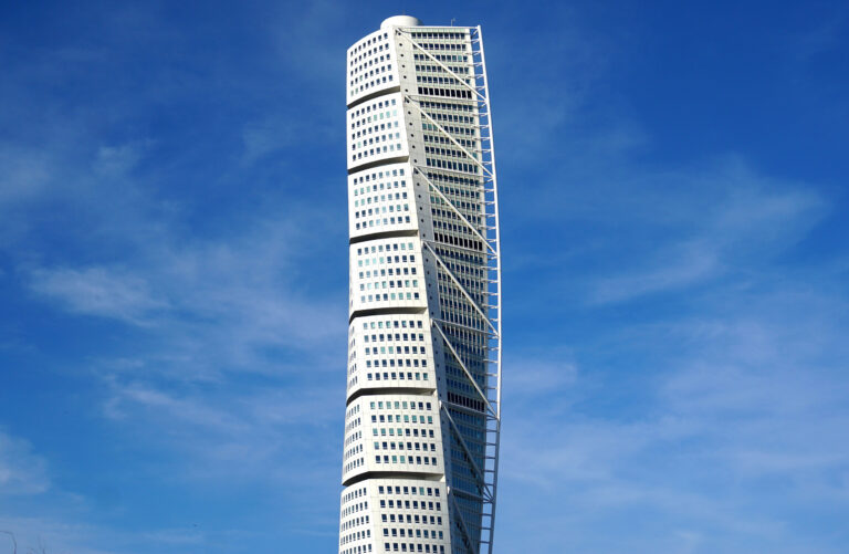 Turning Torso Skyscraper in Malmö, Sweden