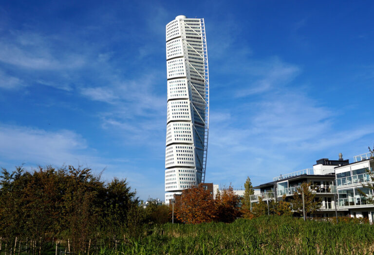 Turning Torso Skyscraper in Malmö, Sweden