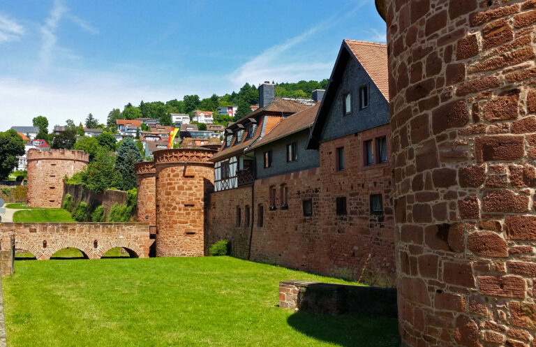 Casco antiguo y fortaleza de Büdingen, Hesse, Alemania